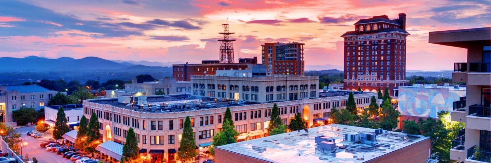 asheville hotels, asheville view