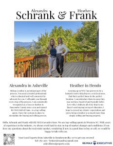 Schrank and Frank Real estate Flyer 1